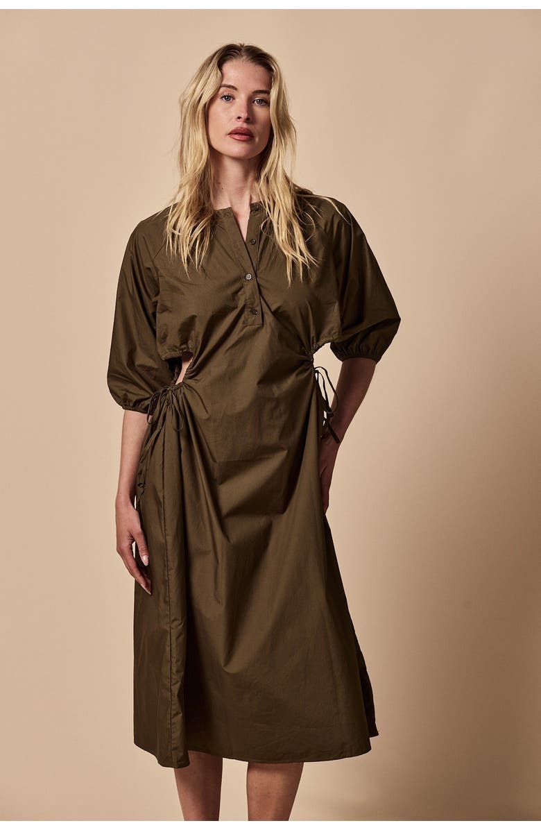 The Shirt The Athena Dress, Alternate, color, Olive