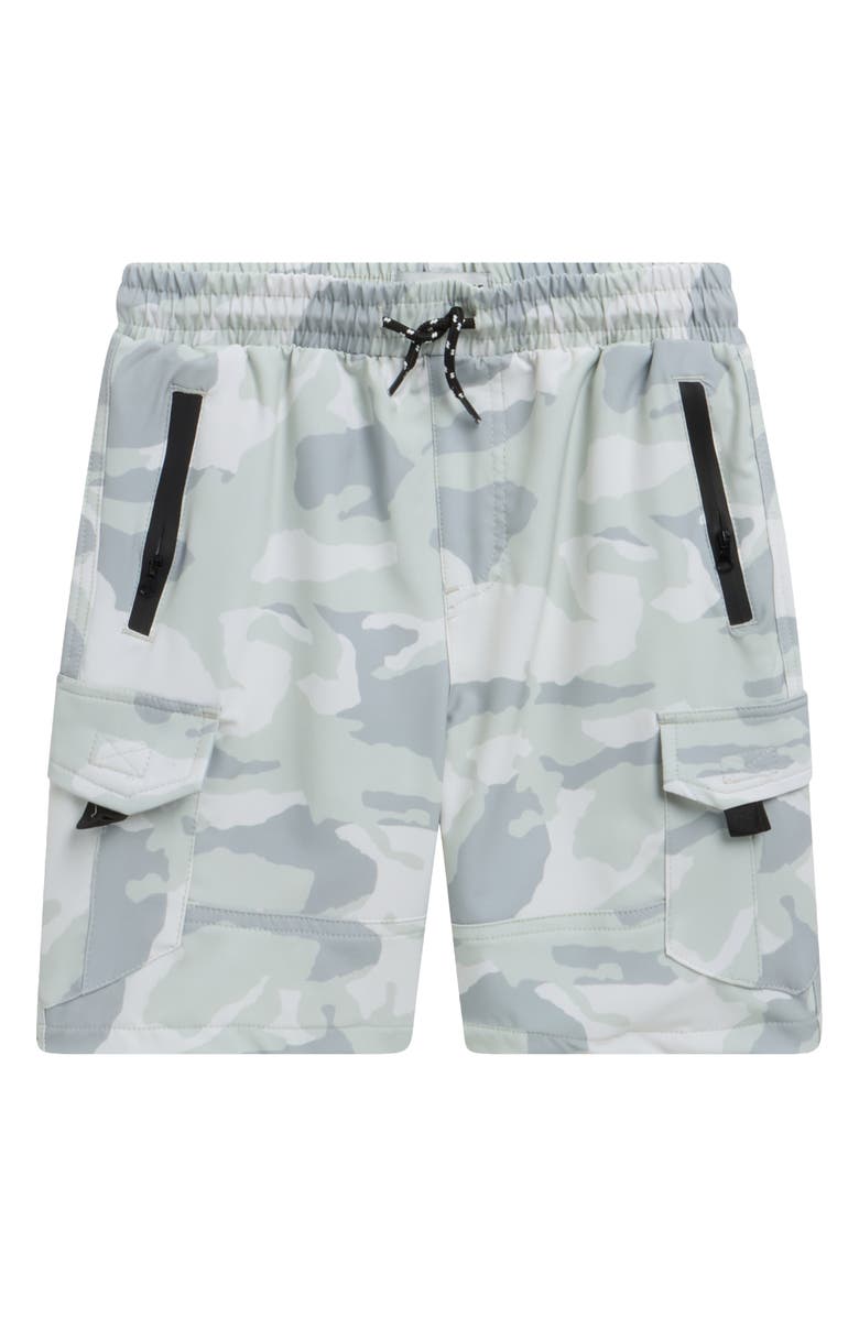 Sovereign Code Coney Camo Shorts, Main, color, Digital Mist/ Woodland