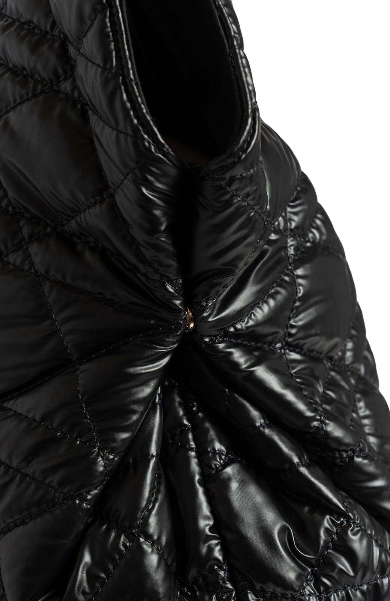 Saint + Sofia Large Stella Quilted Shoulder Tote Bag, Alternate, color, Black