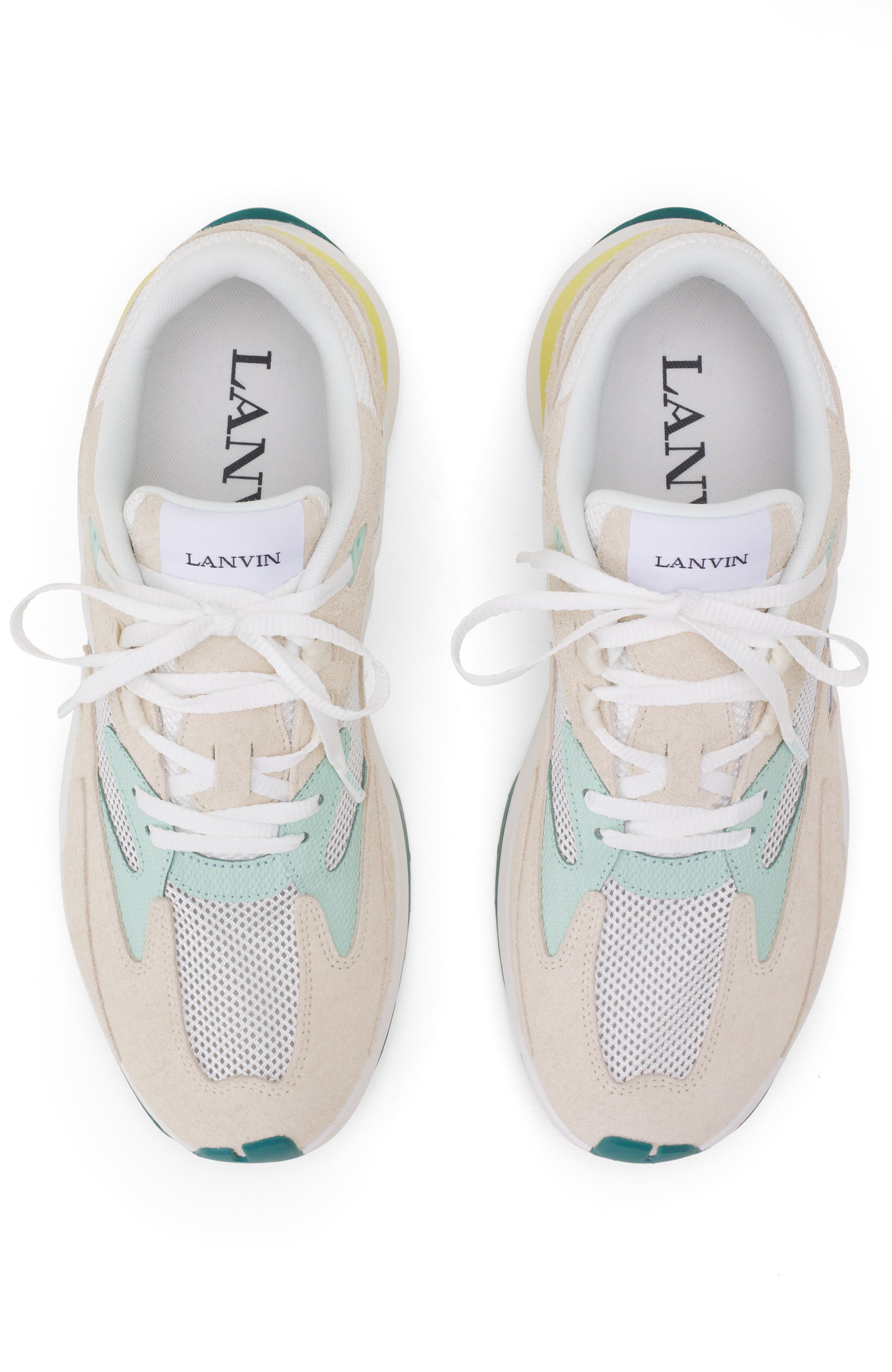 Lanvin Jla Transparent Sneakers, Alternate, color, White/Transparent