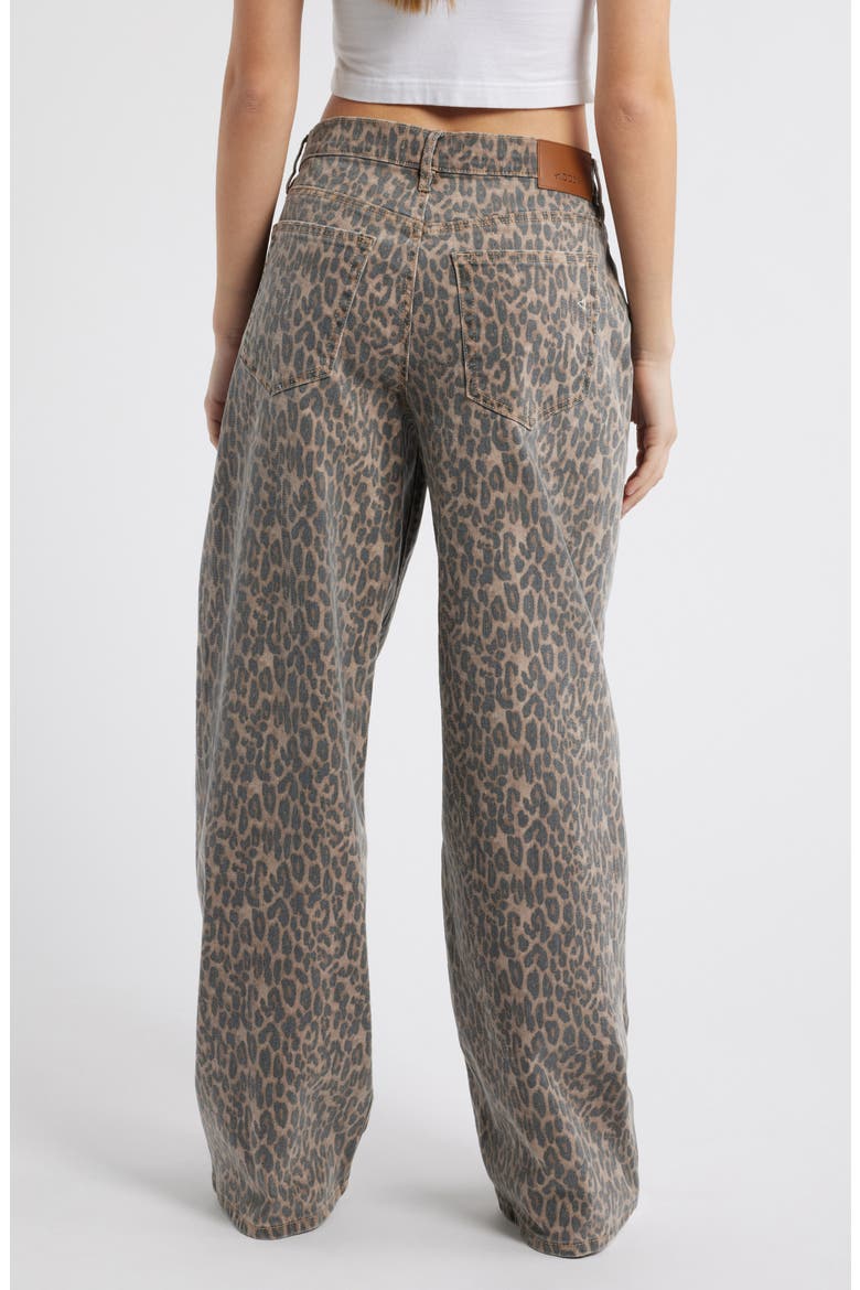 High Waist Baggy Wide Leg Jeans, Alternate, color, KHAKI