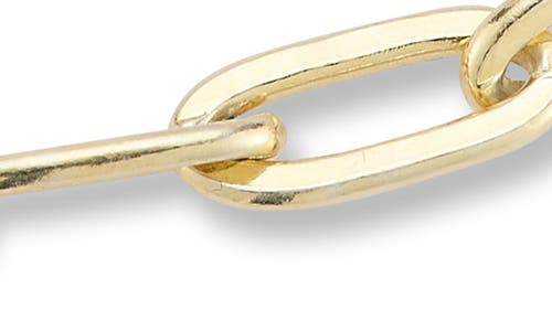 Yield Of Men Paper Clip Chain Bracelet In Gold
