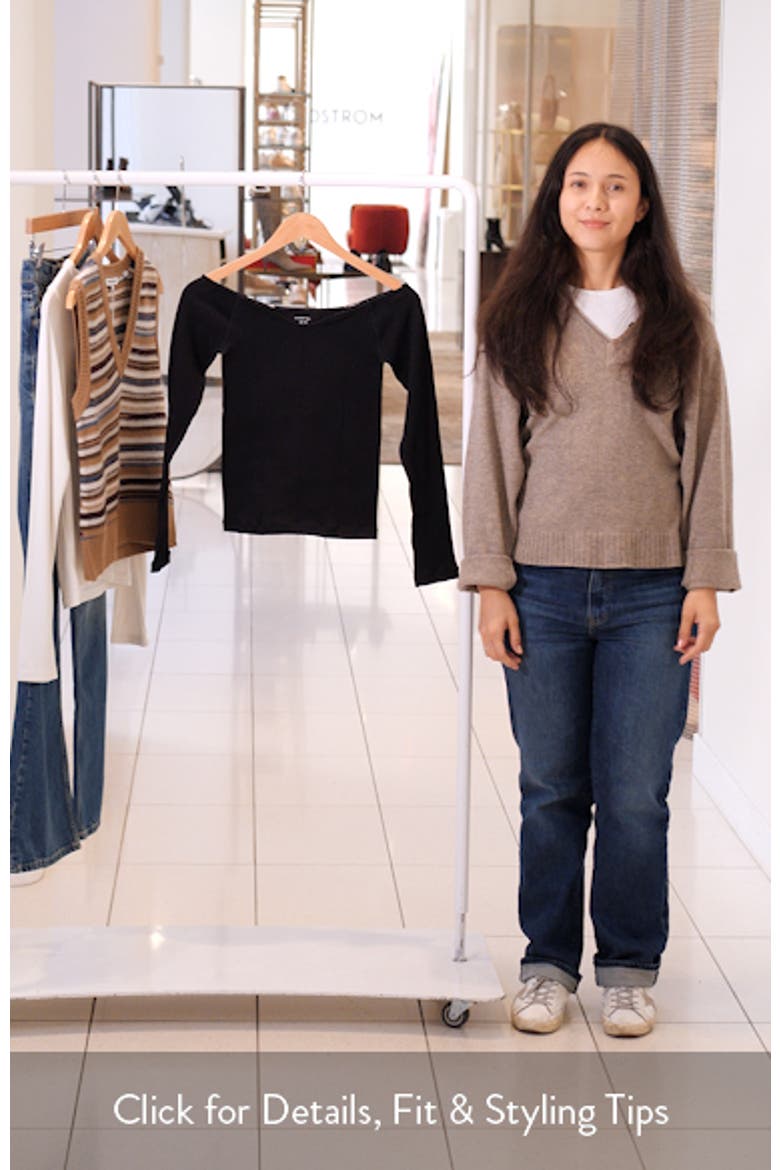 Rib Long Sleeve Top video