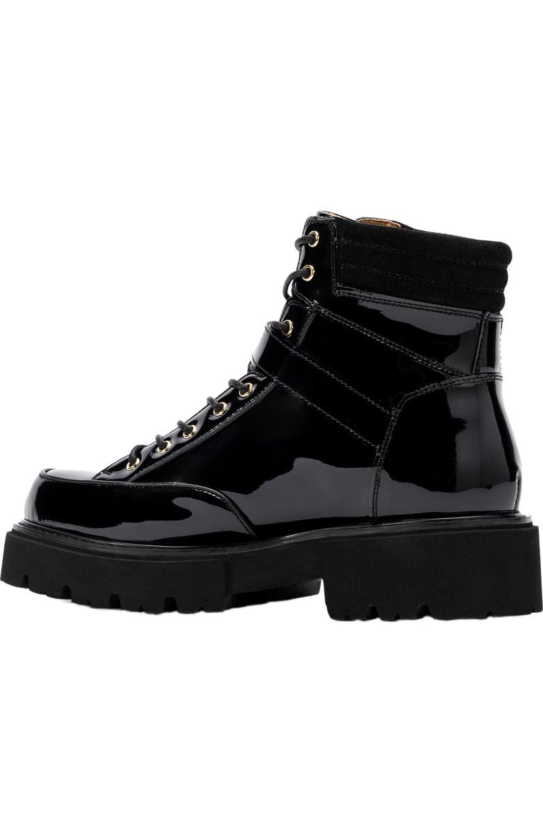 MARC NOLAN Ms. Atlas Leather Strap Boots, Alternate, color, Black Patent