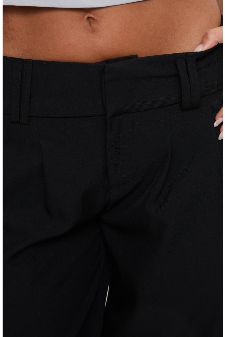 Two Lovers Low Rise Straight Leg Pants, Alternate, color, BLACK