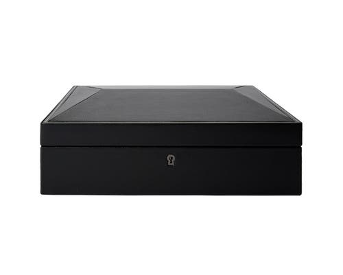 Wolf British Racing 15-piece Watch Storage Box In Black