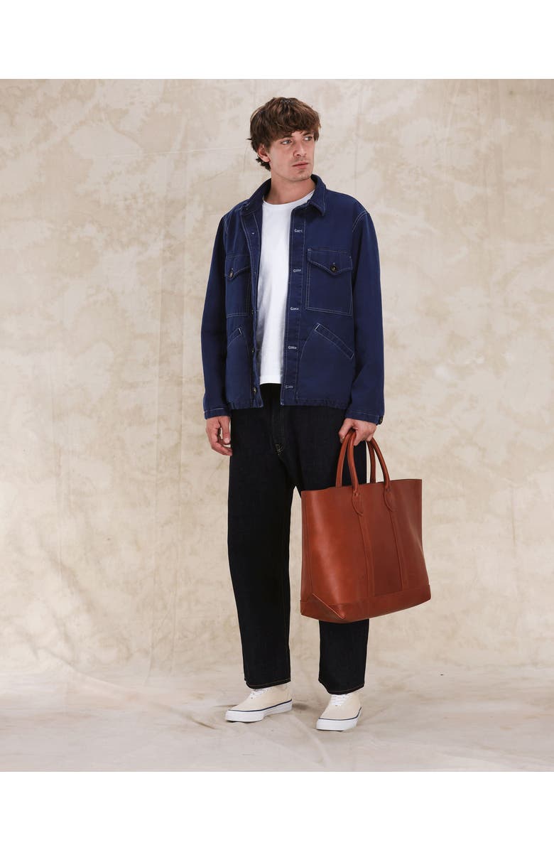 Fortela Port Calf Leather Bag, Alternate, color, Camel