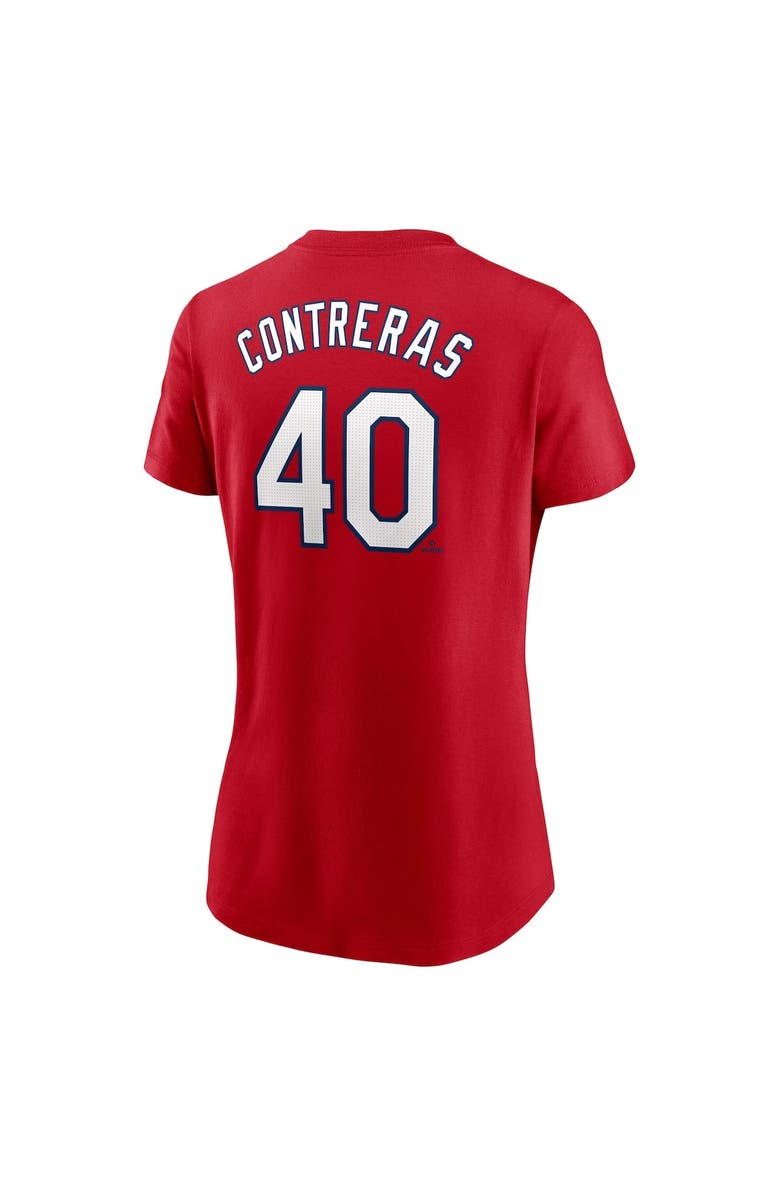 Nike Women's Nike Willson Contreras Red St. Louis Cardinals Fuse Name & Number T-Shirt, Alternate, color, Red
