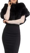 GORSKI Genuine Shearling Lamb Capelet