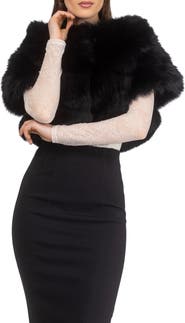 GORSKI Genuine Shearling Lamb Capelet