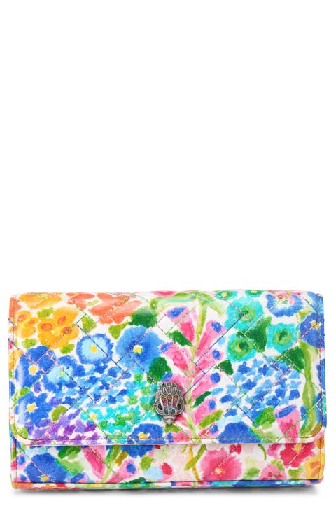 Floral Couture Extra Mini Kensington Quilted Leather Crossbody Bag