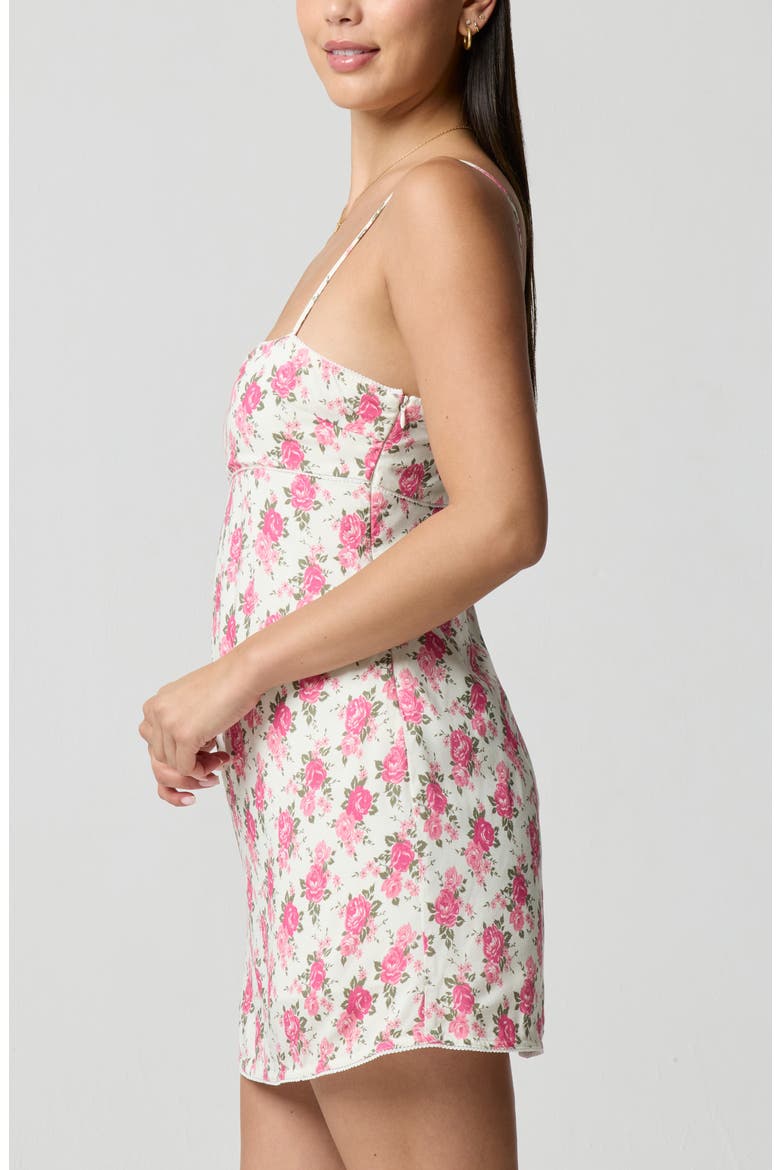 Floral Square Neck Mini Sundress, Alternate, color, VINTAGE FLORAL