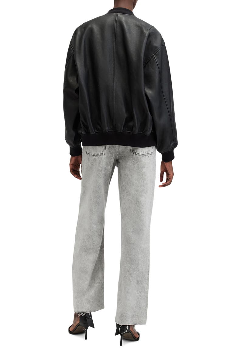 Wendel Raw Hem Ankle Straight Leg Jeans, Alternate, color, ANTHRACITE GREY