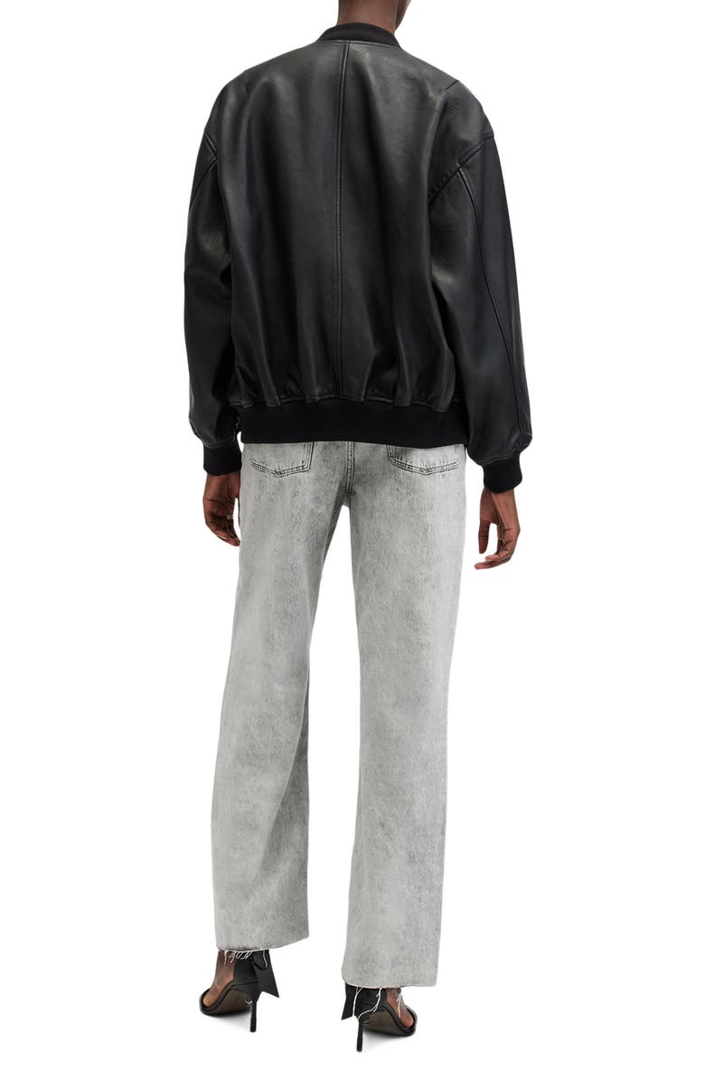 AllSaints Wendel Raw Hem Ankle Straight Leg Jeans, Alternate, color,