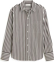 Madewell Stripe Relaxed Fit Cotton Poplin Button-Up Shirt