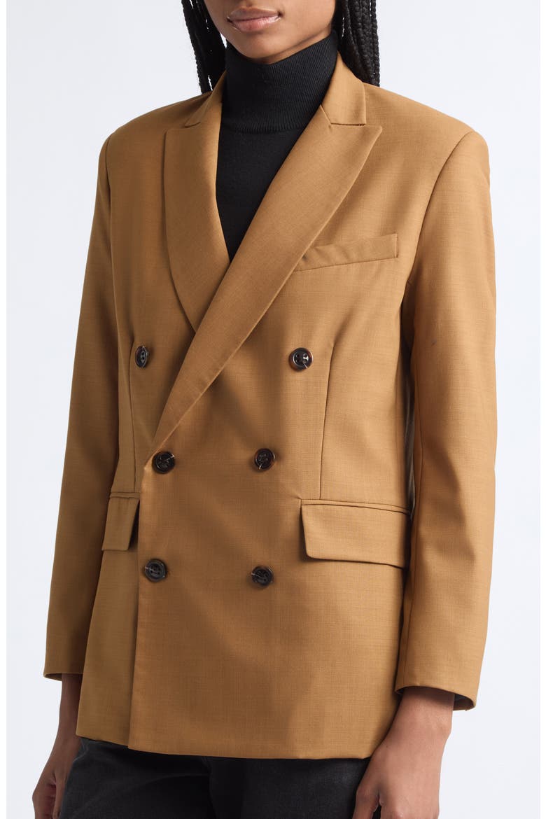 The DB Double Breasted Blazer, Alternate, color, MUSTARD