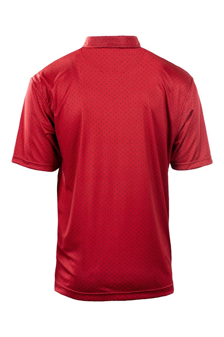 Burn Golf Polo, Alternate, color, RED BLACK DOT