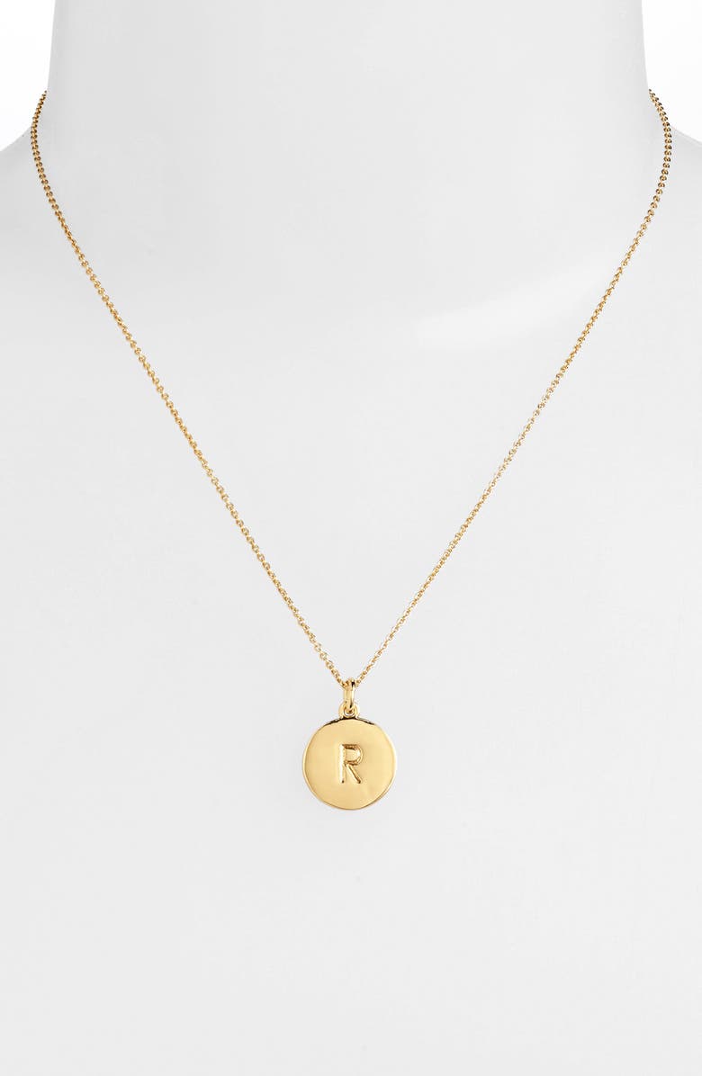 Kate Spade New York one in a million initial pendant necklace, Main, color, 
