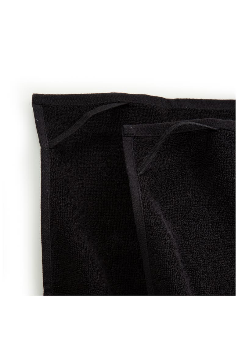 2-Pack Gem Kitchen Towel, Alternate, color, BLACK