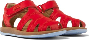 Camper Bicho Kids Sandales Fisherman Cuir Bleu Marine – Enfant Garçon Fille