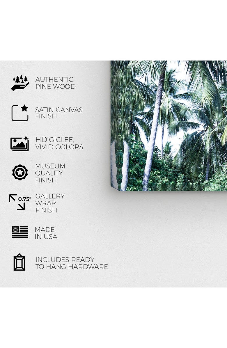 Wynwood Studio On Palm Time Vert Green Wall Art, Alternate, color,