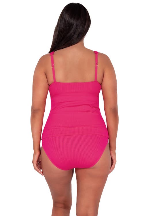 Sunsets Escape Emerson Tankini In Begonia Sandbar Rib