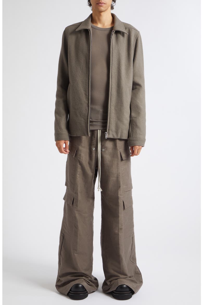 Brad Wool Zip Jacket, Alternate, color, DUST