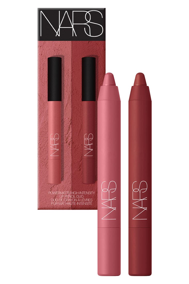 Powermatte High-Intensity Lip Pencil Duo (Nordstrom Exclusive) $60 Value, Main, color, AMERICAN WOMAN/ CRUELLA