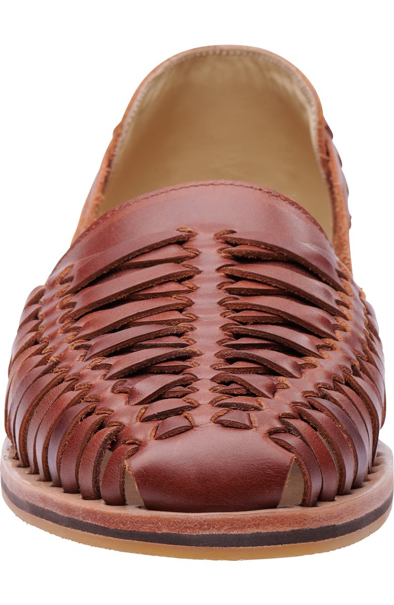 Nisolo Huarache Water Resistant Sandal, Alternate, color, Brandy