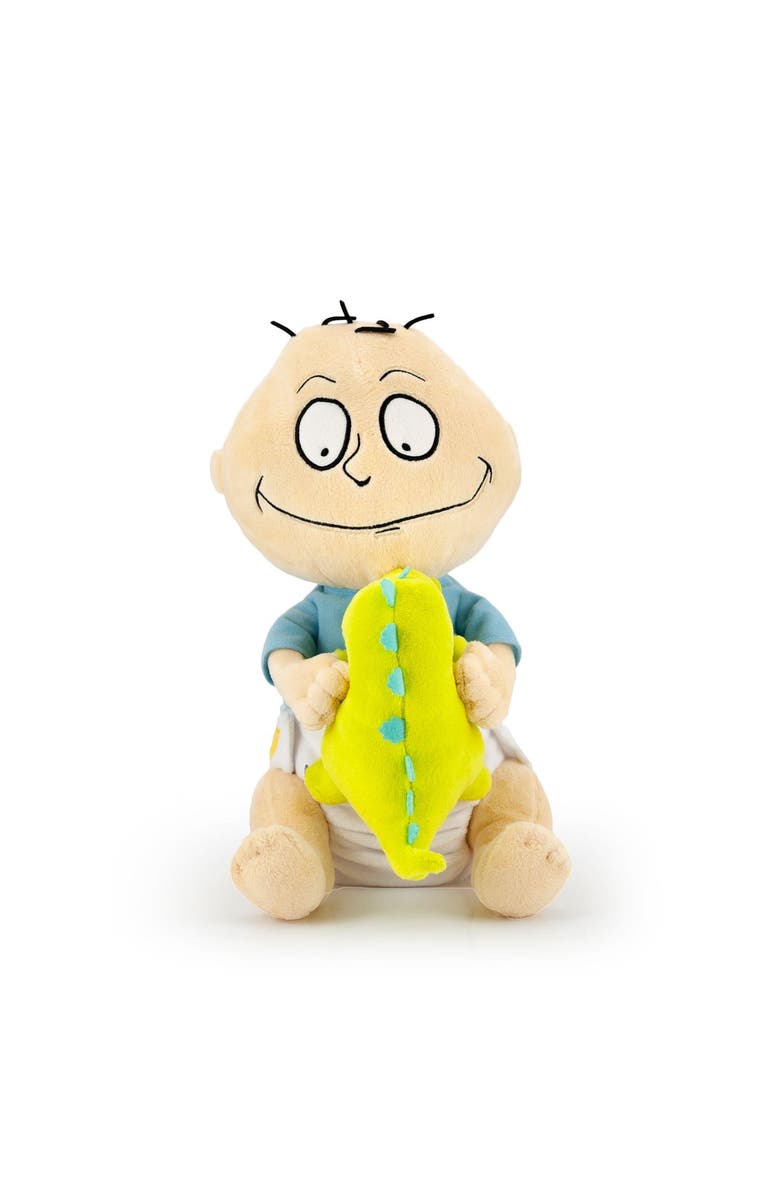 Toynk Nickelodeon Rugrats Tommy Pickles and Reptar Stuffed Plush Toy, 12", Main, color, Yellow