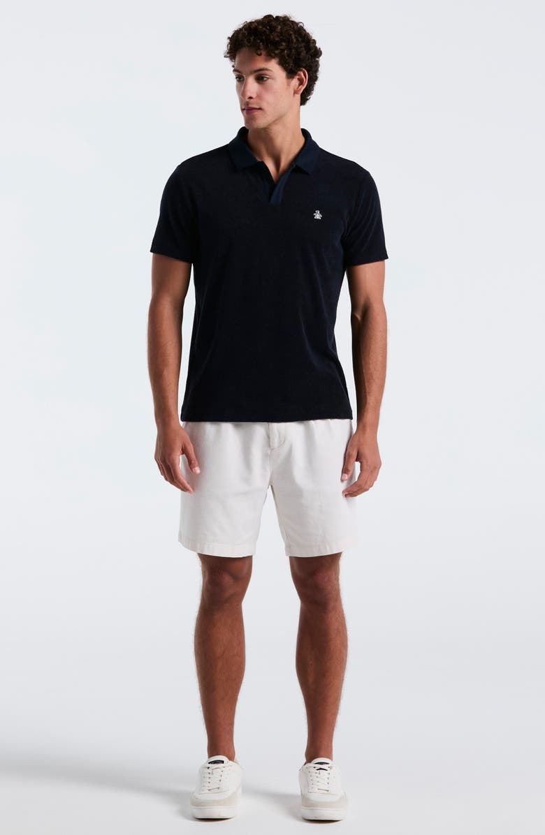 Original Penguin Johnny Collar Terry Cloth Polo, Alternate, color, Dark Sapphire