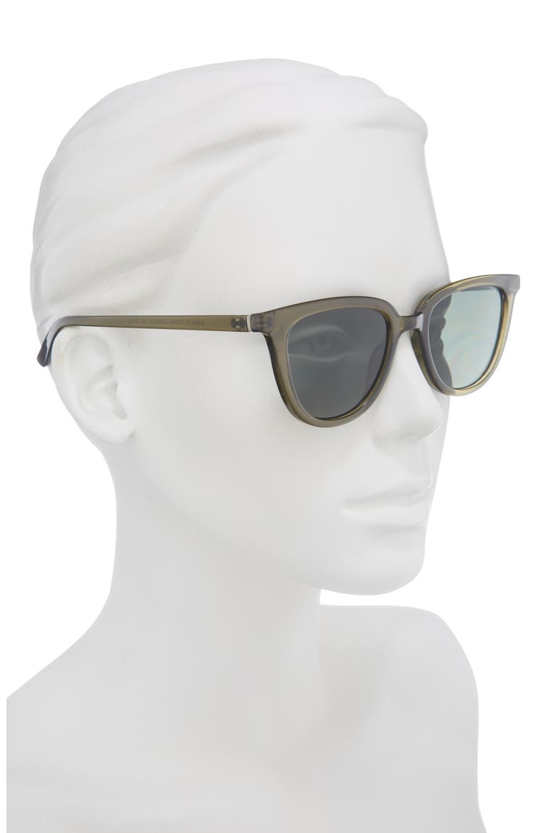 Cat Eye Sunglasses, Alternate, color, CLEAR GREEN