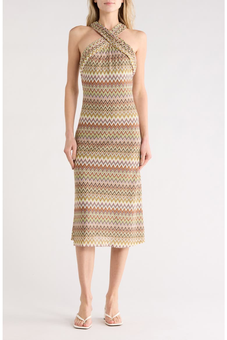 Arcadia Dress, Main, color, MULTI CHEVRON KNIT