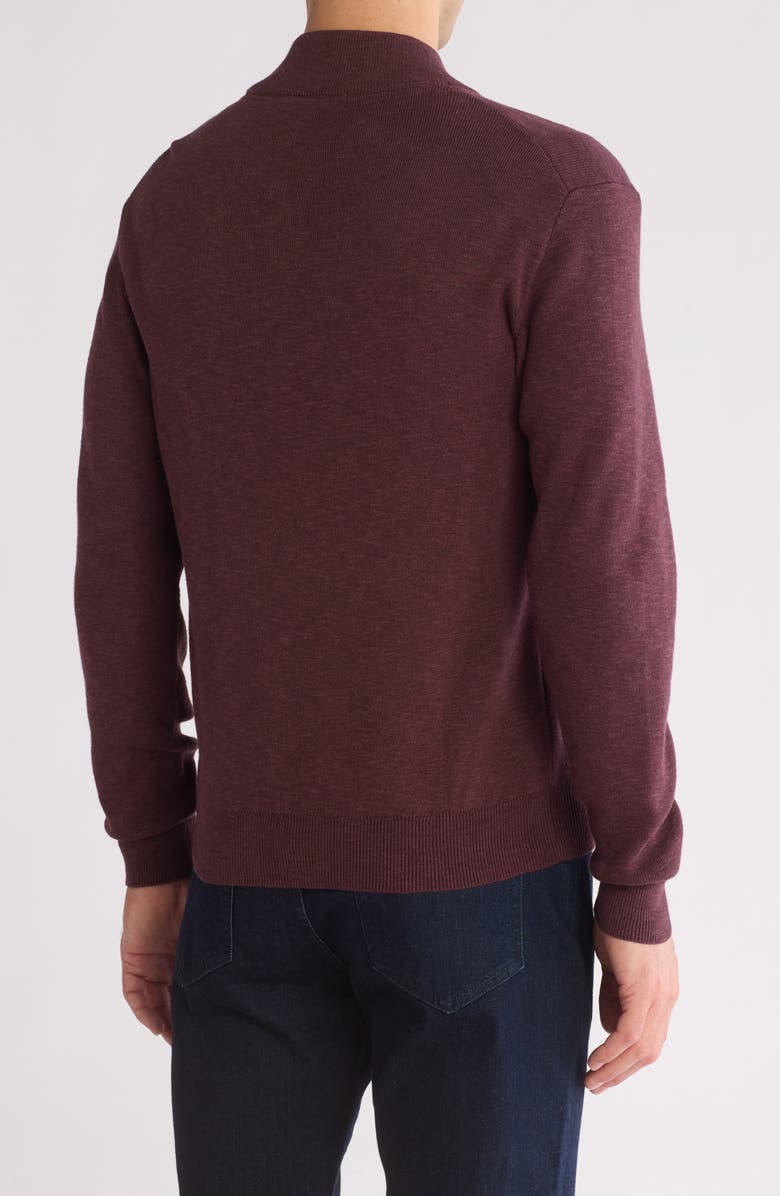 WESTZEROONE Neige Half Zip Pullover, Alternate, color, Bordeaux