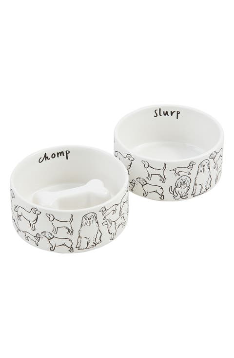 Set of 2 Pet Bowls