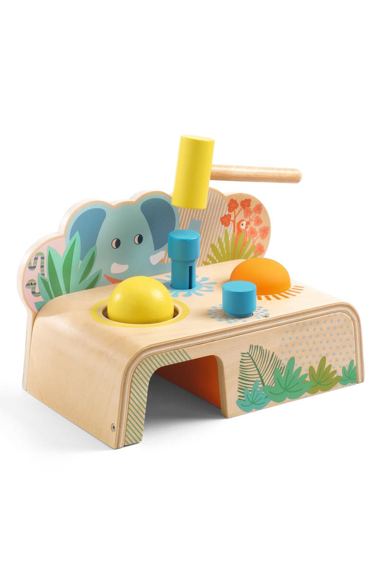 Djeco Multi Tap Activity Toy, Main, color, Multi