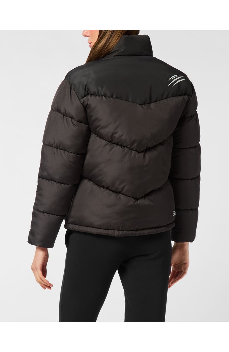 PLEIN SPORT Logo Puffer Jacket Women, Alternate, color, Black