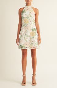 Arose Studio Tatiana Floral Lace Minidress