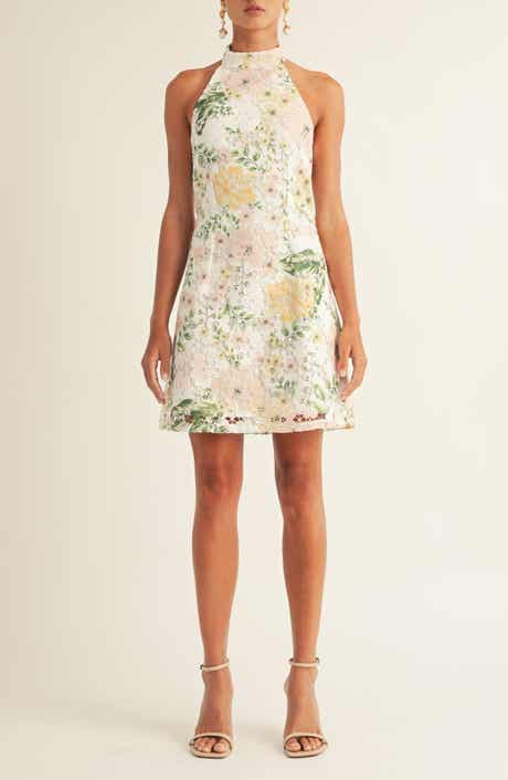 Arose Studio Tatiana Floral Lace Minidress