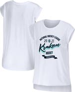 WEAR by Erin Andrews Women's WEAR by Erin Andrews White Seattle Kraken Domestic Tank Top