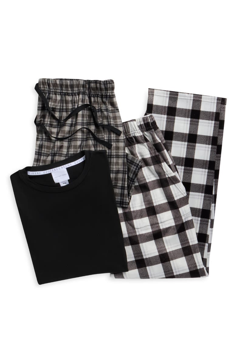 GEOFFREY BEENE 3-Piece Short Pajama Set, Alternate, color, Gray