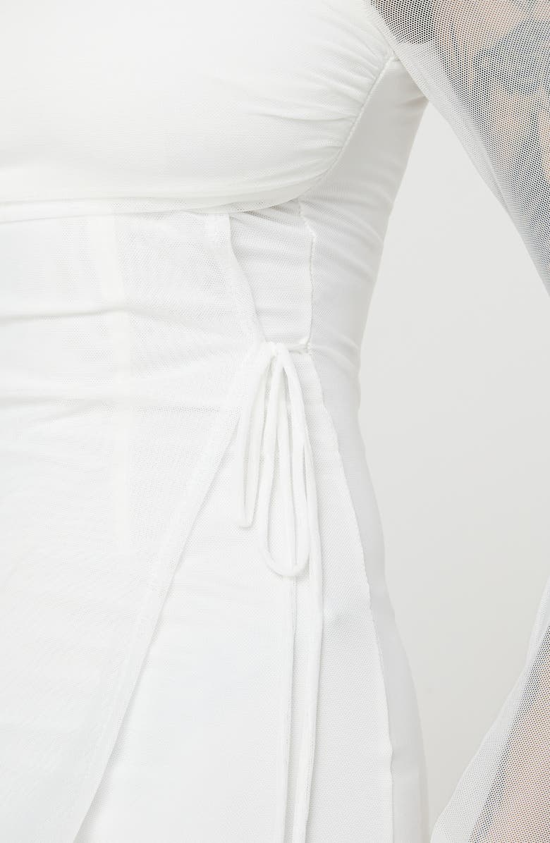 Princess Polly Martinez Long Sleeve Minidress, Alternate, color, 