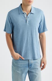 rag & bone Classic Flame Cotton Polo