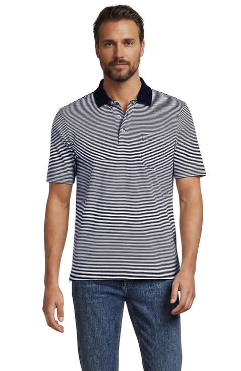 Short Sleeve Cotton Supima Polo Shirt with Pocket