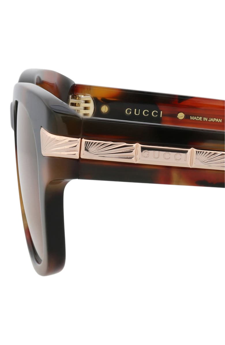 Gucci Novelty Sunglasses, Alternate, color, Havana Havana Brown