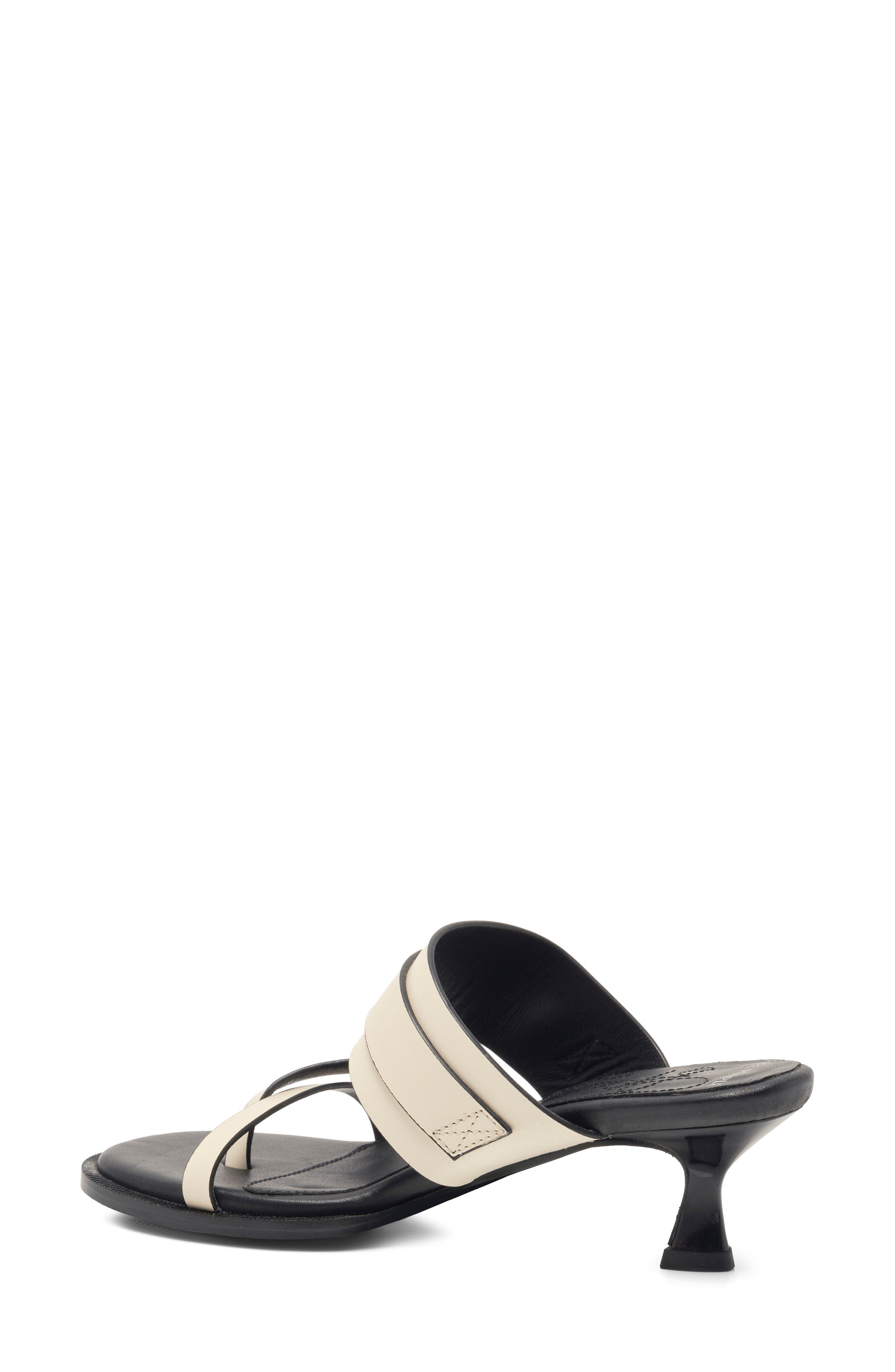 Belted Toe Loop Sandal, Alternate, color, BONE LEATHER