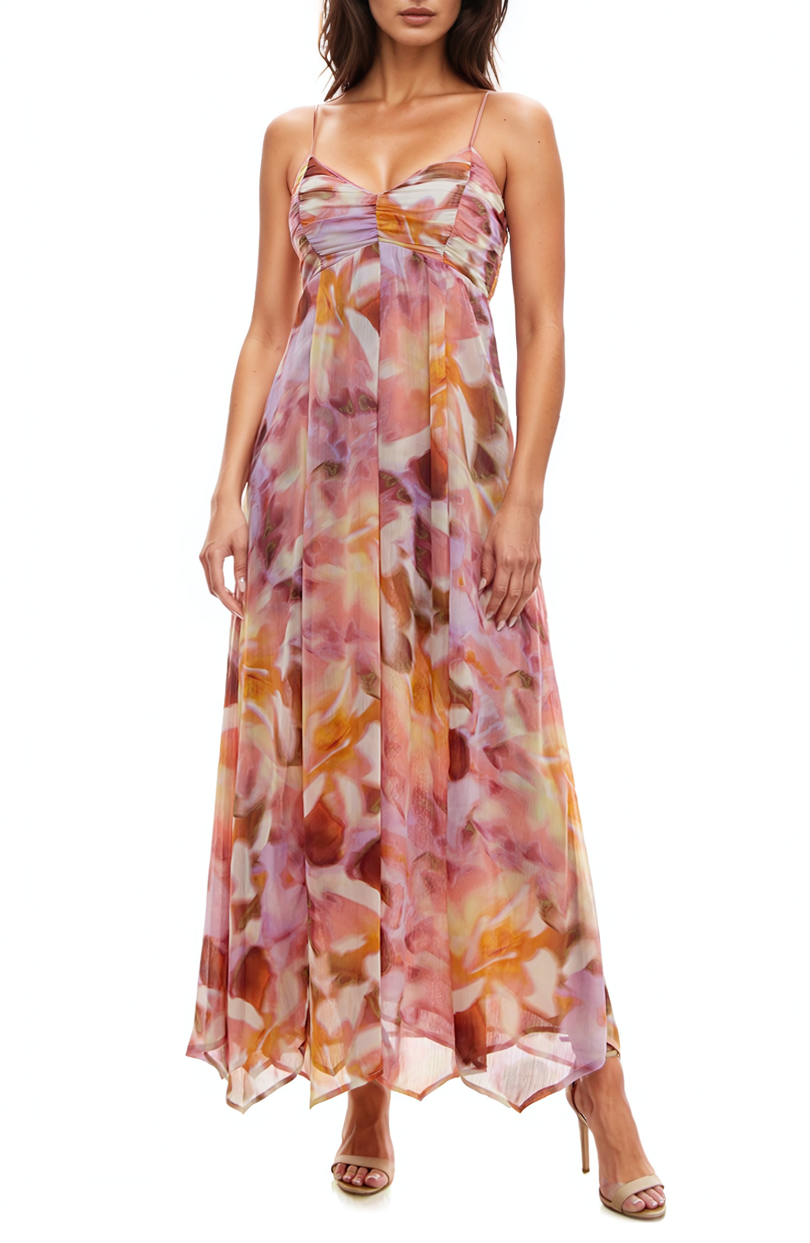 Socialite Chiffon Halter Maxi Sundress