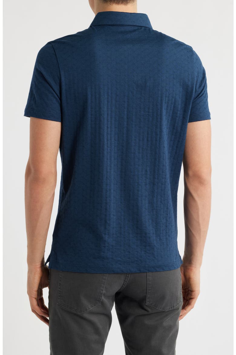 Mirage Geo Jacquard Polo, Alternate, color, NAVY