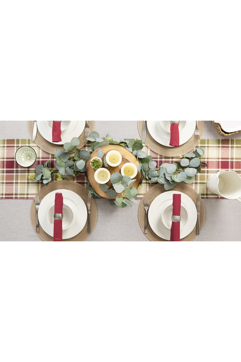 Homespun Plaid Table Runner, Alternate, color, Homespun Plaid