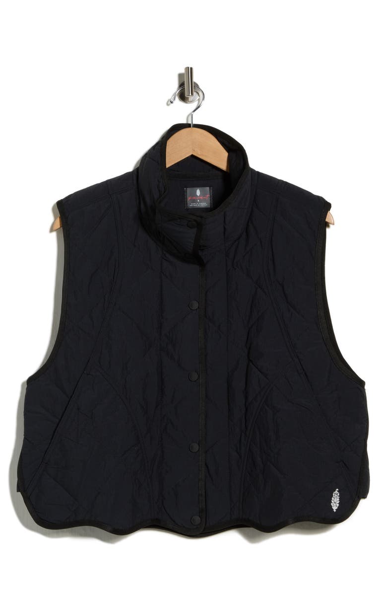 Free People Quinn Quilted Crop Puffer Vest, Alternate, color,